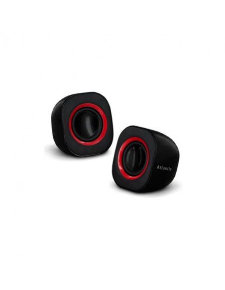 Atlantis Land SoundPower 410 1-via 5 W Nero, Rosso Cablato