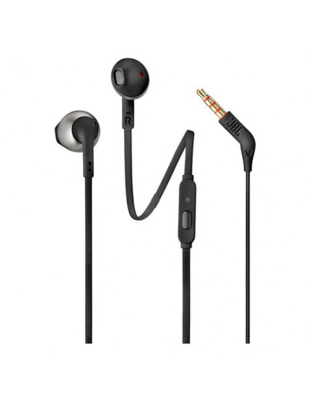 Auricolari microfono filo Jbl JBLT205BLK TUNE 205 Black Black