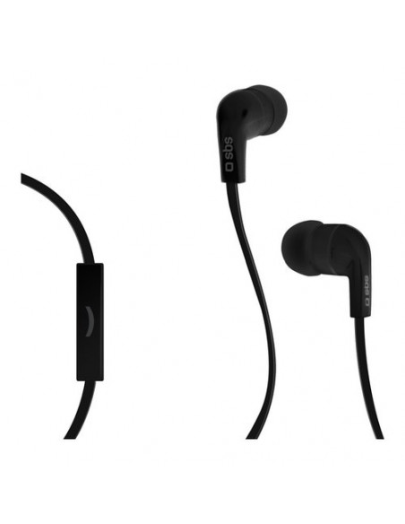Auricolari microfono filo Sbs TEFLAT2INEARK STUDIO MIX 30 Nero Nero