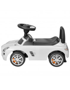 Automobile a Spinta Mercedes Benz Bianca Cavalcabile Bambini