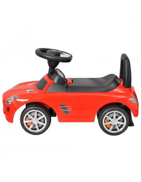 Automobile a Spinta Mercedes Benz Rossa Cavalcabile Bambini