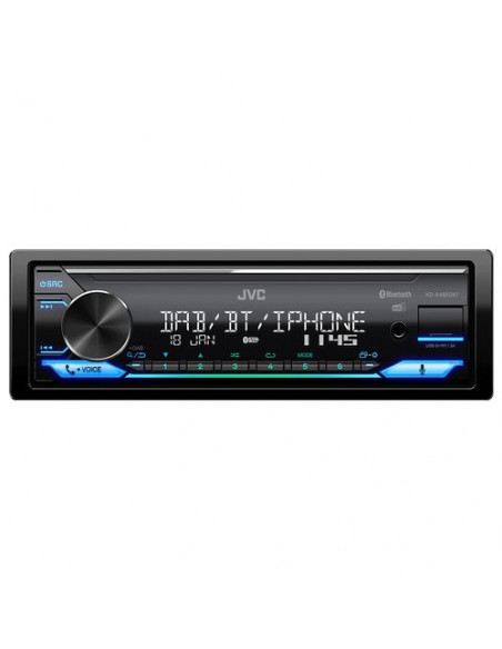 Autoradio Jvc KD X482DBT Works with Alexa Black Black