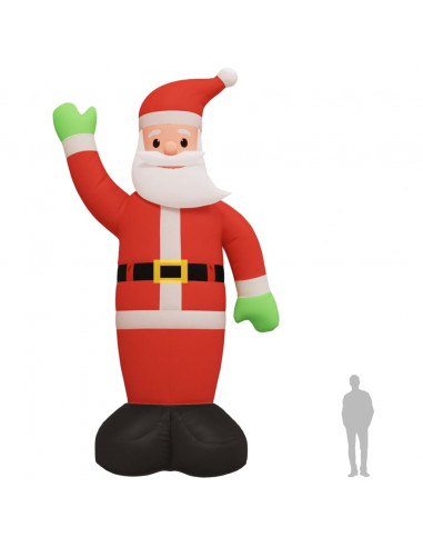 Babbo Natale Gonfiabile con LED 820 cm