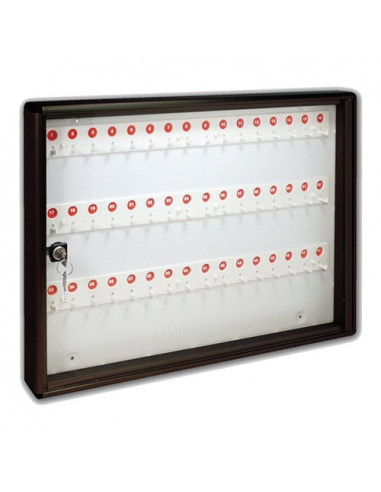Bacheca chiavi Alubox 23BCN48 VRGH 48 Ganci Grigio ghisa Grigio ghisa