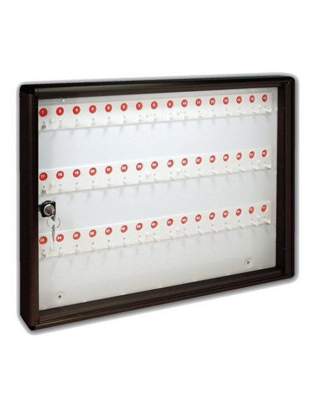 Bacheca chiavi Alubox 23BCN48 VRGH 48 Ganci Grigio ghisa Grigio ghisa