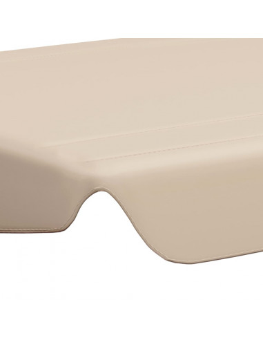 Baldacchino per Dondolo Giardino Beige 150/130x105/70 cm