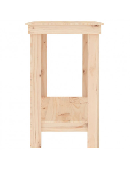 Banco da Lavoro 110x50x80 cm in Legno Massello di Pino
