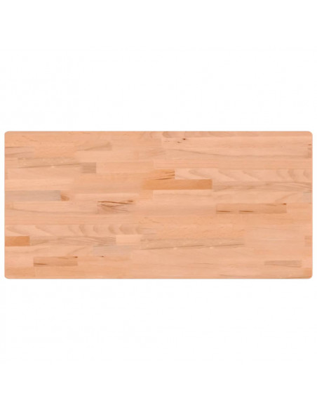 Banco da Lavoro 115x55x81,5 cm Legno Massello Faggio e Metallo