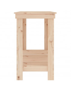 Banco da Lavoro 140x50x80 cm in Legno Massello di Pino