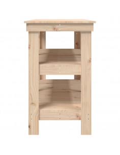 Banco da Lavoro 142,5x50x80 cm in Legno Massello di Pino