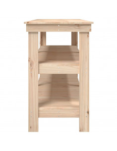Banco da Lavoro 181x50x80 cm in Legno Massello di Pino