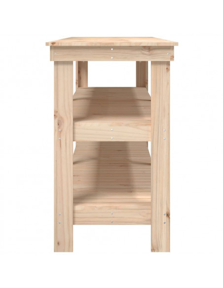 Banco da Lavoro 181x50x80 cm in Legno Massello di Pino