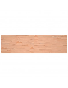 Banco da Lavoro 200x55x81,5 cm Legno Massello Faggio e Metallo