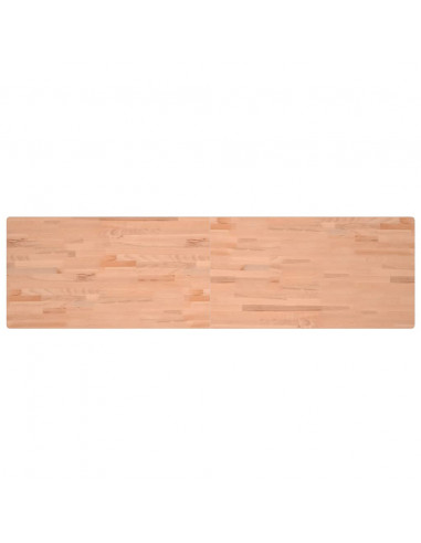 Banco da Lavoro 200x55x81,5 cm Legno Massello Faggio e Metallo