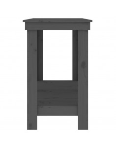 Banco da Lavoro Grigio 180x50x80 cm in Legno Massello di Pino