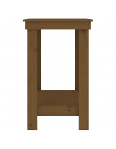 Banco da Lavoro Miele 110x50x80 cm in Legno Massello di Pino