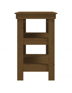 Banco da Lavoro Miele 78,5x50x80 cm in Legno Massello di Pino