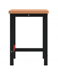 Banco Lavoro 100x60x83 cm Legno Massello Faggio Rettangolare
