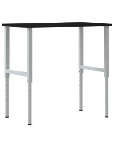 Banco Lavoro Marrone Scuro 100x60x(71,5-98) cm Legno di Rovere