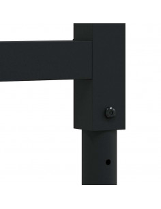 Banco Lavoro Marrone Scuro 80x60x(71,5-98) cm Legno di Rovere