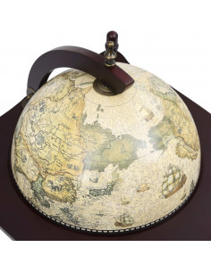 Bar a Globo Portavini Supporto Autoportante in Eucalipto Verde