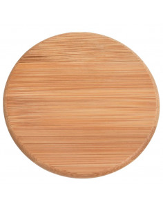 Barattoli di Vetro con Coperchio in Bambù 4 pz 800 ml