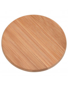 Barattoli di Vetro con Coperchio in Bambù 6 pz 1000 ml