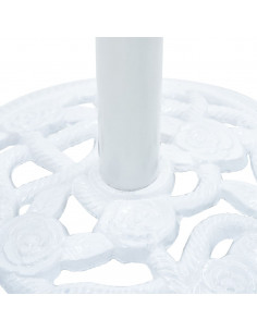 Base Ombrellone Bianca 9 kg 40 cm in Ghisa