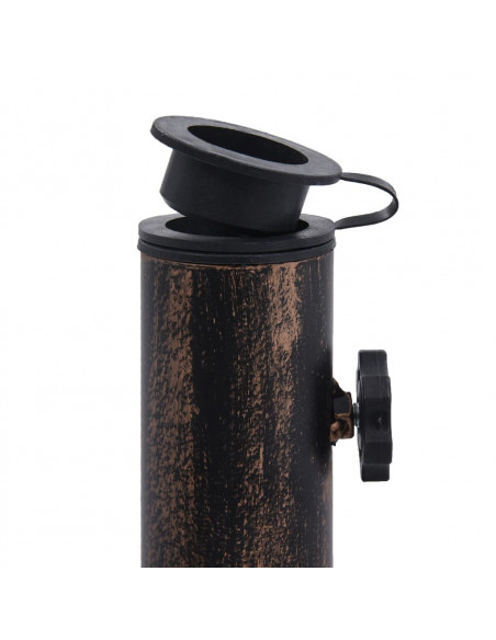Base Ombrellone Bronzo 12 kg 49 cm in Ghisa