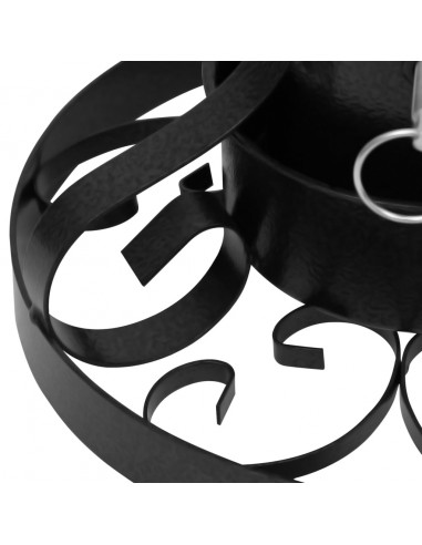 Base per Albero di Natale Nera 29x29x15,5 cm