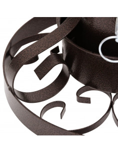 Base per Albero di Natale Rame Anticato 29x29x15,5 cm