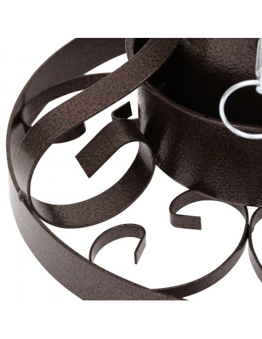 Base per Albero di Natale Rame Anticato 29x29x15,5 cm