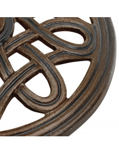 Base per Ombrellone Bronzo 40x40x32 cm in Ghisa