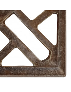 Base per Ombrellone Bronzo 44x44x31 cm in Ghisa