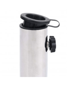 Base per Ombrellone Grigio Chiaro 45x25x8,3 cm in Granito
