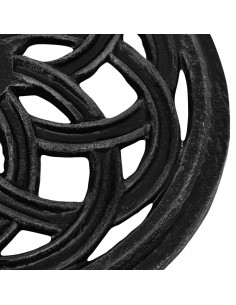 Base per Ombrellone Nera 44x44x31 cm in Ghisa