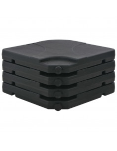Base per Ombrellone Portatile Riempibile con Sabbia/Acqua 60 L