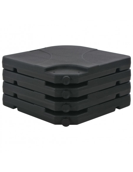 Base per Ombrellone Portatile Riempibile con Sabbia/Acqua 60 L