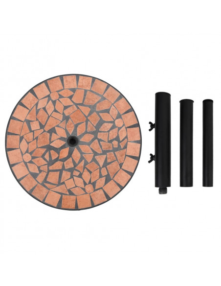 Base per Ombrellone Terracotta Rotonda 12 kg
