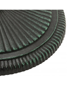 Base per Ombrellone Verde 45x45x30 cm in Ghisa