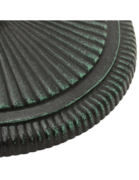 Base per Ombrellone Verde 45x45x30 cm in Ghisa