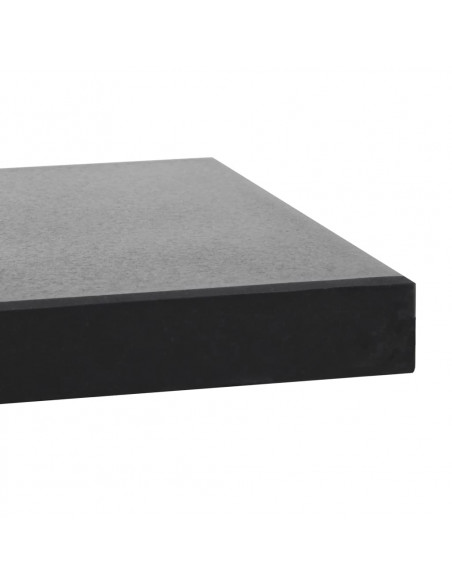 Base per Parasole in Granito 20 kg Quadrata Nera