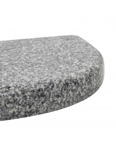 Base per Parasole in Granito Curva 10 kg Grigia