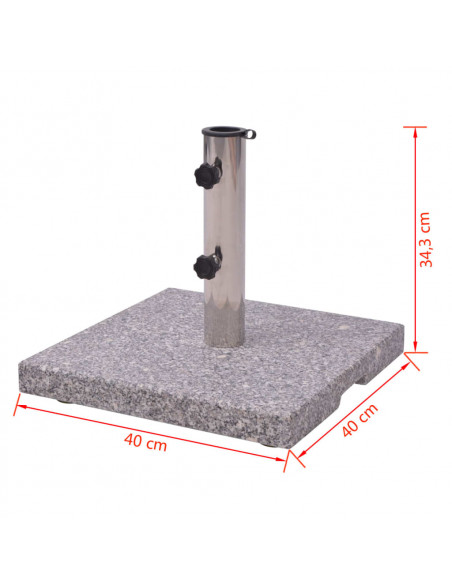 Base per parasole ombrellone in granito 20kg