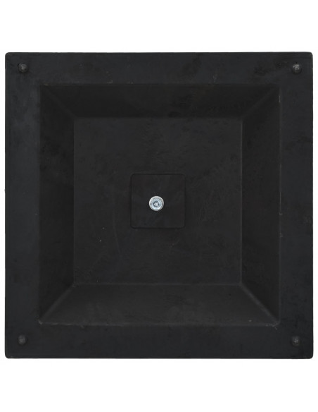 Base per Parasole Quadrata in Poliresina 12 kg Bronzo