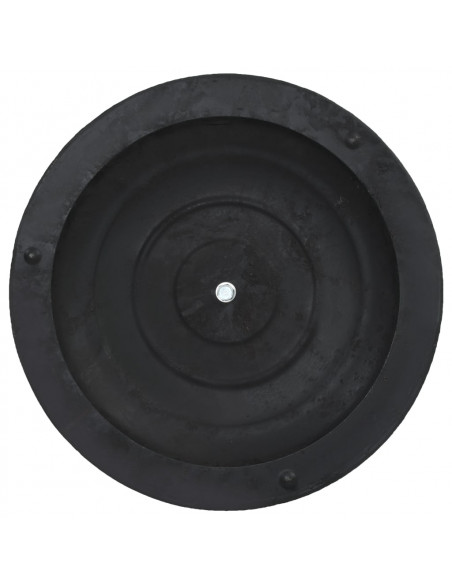 Base per Parasole Rotonda in Poliresina 10 kg Nera