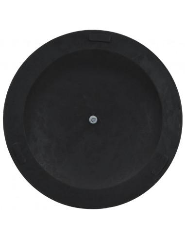 Base per Parasole Rotonda in Poliresina 19 kg Bronzo