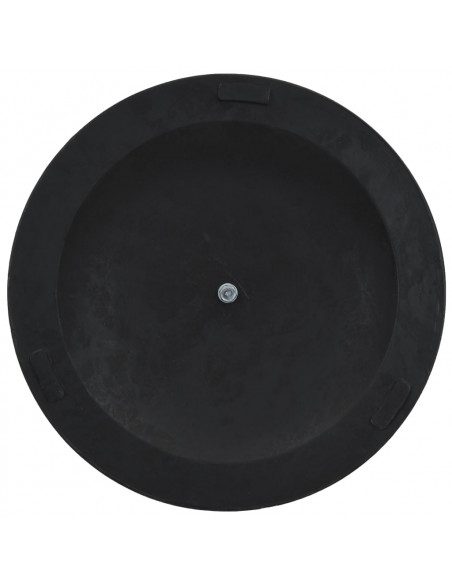 Base per Parasole Rotonda in Poliresina 19 kg Bronzo