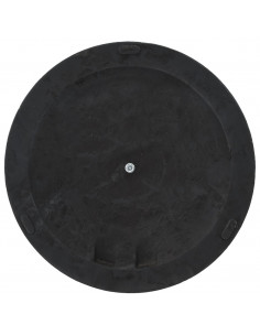 Base per Parasole Rotonda in Poliresina 19 kg Nera