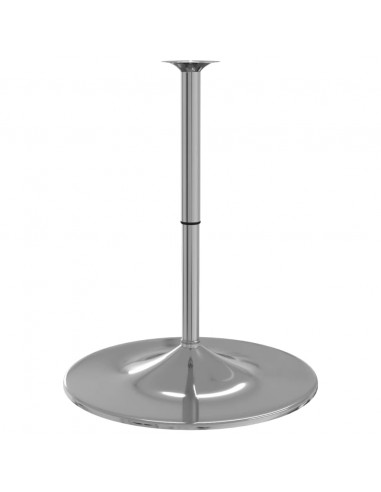 Base per Tavolino da Bar 45x90 cm Acciaio Cromato
